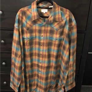 STETSON New with tag, Long Sleeve shirt botton down size 2xl